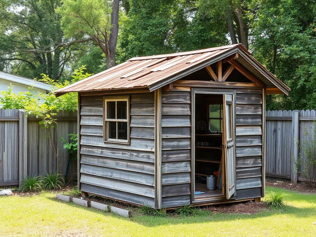 Shed Tear-Down — before